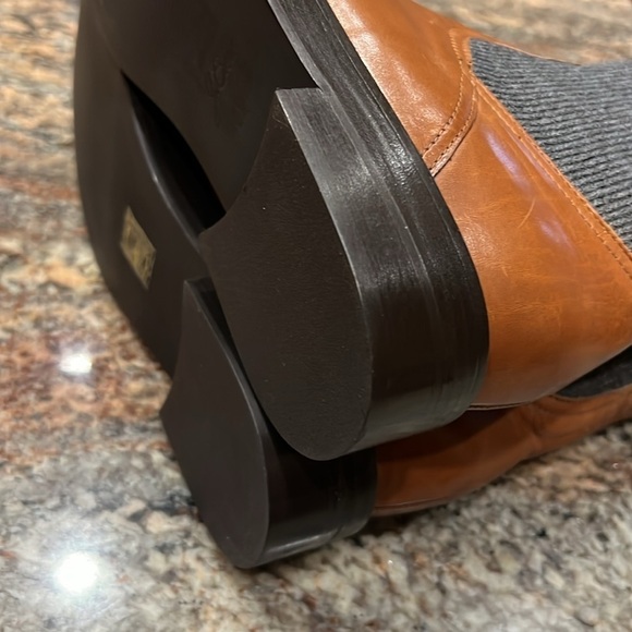 j Crew Wool Rib-cuff boots in Italian leather SZ 8.5 - Picture 9 of 10